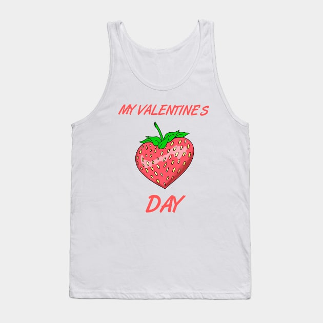 Valentines Day for Couples Fruits Tank Top by HCreatives